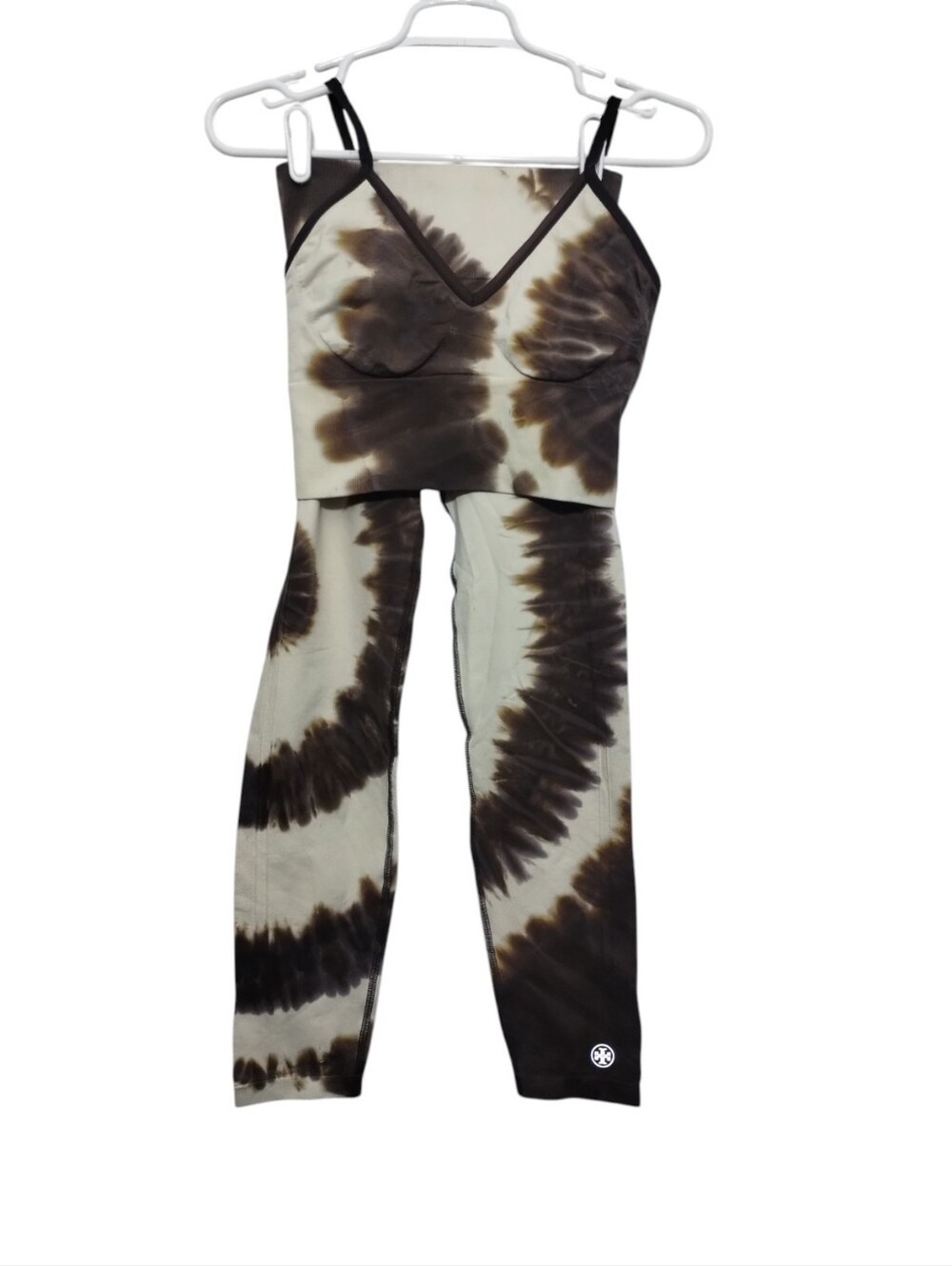 Tory‎ Sport Tie-Dye Seamless Activewear Set Women's M Sport Bra Leggings